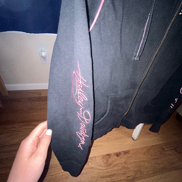 Harley Davidson Zip up Sweatshirt - Picture 4 of 6